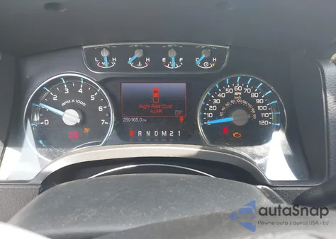 2013 Ford F-150 Lariat from USA, damaged, VIN 1FTFW1ETXDFA47802